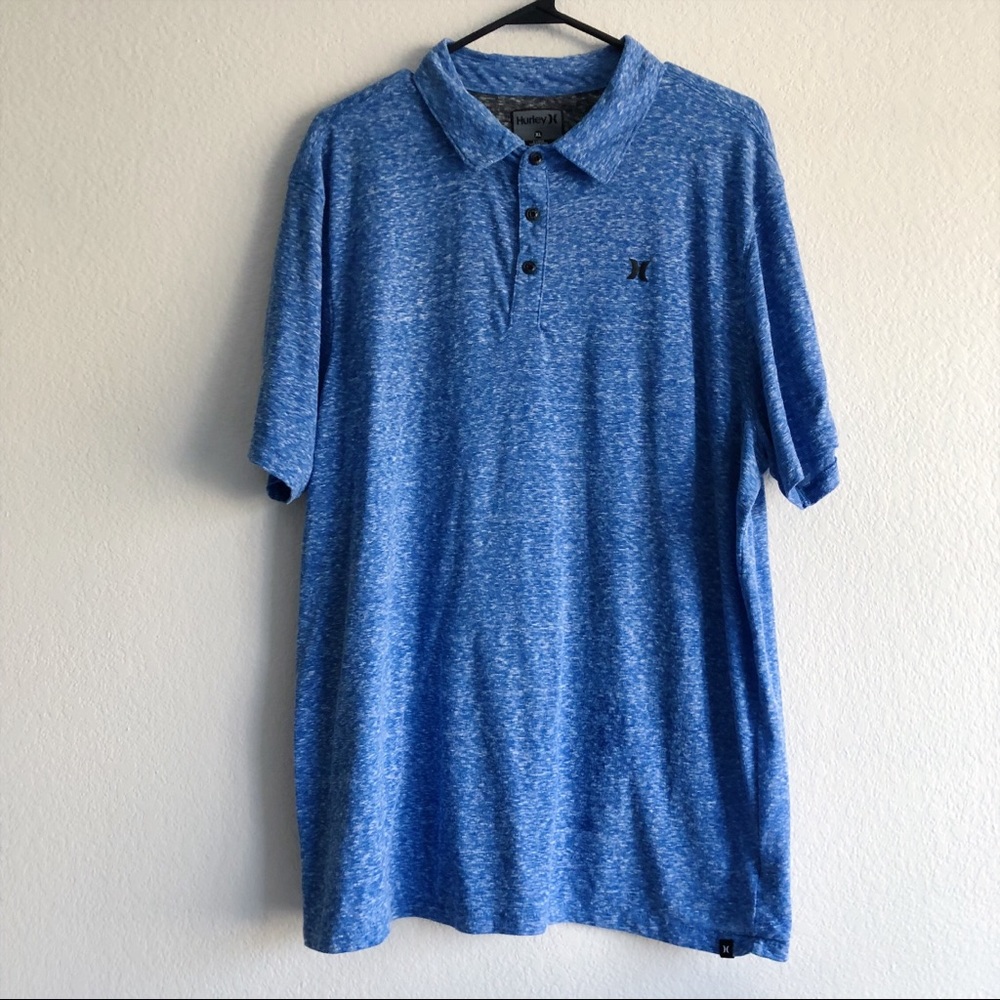 SALE❗️ Hurley Marled Stretch Logo Polo Shirt